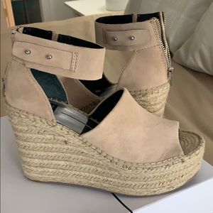 Dolce Vita Wedges- Women's Straw Wedge Sandal
